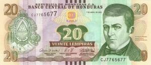 Gallery image for Honduras p100e: 20 Lempiras