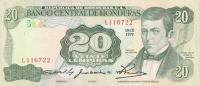 Gallery image for Honduras p65a: 20 Lempiras