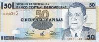 p74d from Honduras: 50 Lempiras from 1993