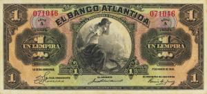 pS121b from Honduras: 1 Lempira from 1932