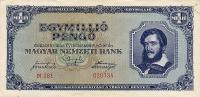 Gallery image for Hungary p122: 1000000 Pengo from 1945