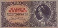 Gallery image for Hungary p126a: 10000 Milpengo