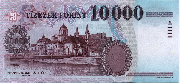 Back of Hungary p183c: 10000 Forint from 1999