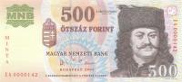 Gallery image for Hungary p188s: 500 Forint