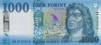 Gallery image for Hungary p203b: 1000 Forint from 2018