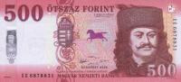 Gallery image for Hungary p208: 500 Forint from 2018