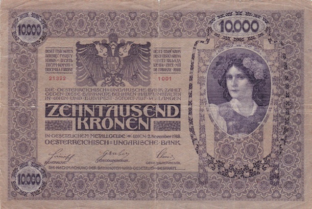 Back of Hungary p32: 10000 Korona from 1920