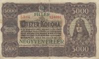 p82b from Hungary: 40 Filler from 1925