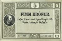 Gallery image for Iceland p1r: 5 Kronur
