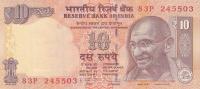 Gallery image for India p102c: 10 Rupees
