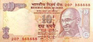 Gallery image for India p102t: 10 Rupees