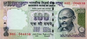 Gallery image for India p105y: 100 Rupees
