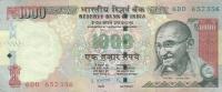 Gallery image for India p107f: 1000 Rupees