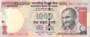 Gallery image for India p107l: 1000 Rupees
