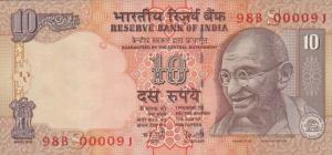 Gallery image for India p95i: 10 Rupees