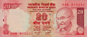 Gallery image for India p96b: 20 Rupees