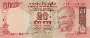 Gallery image for India p96g: 20 Rupees