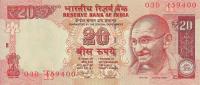 Gallery image for India p96q: 20 Rupees