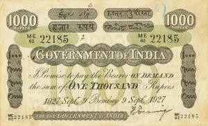 Gallery image for India pA19Ac: 1000 Rupees