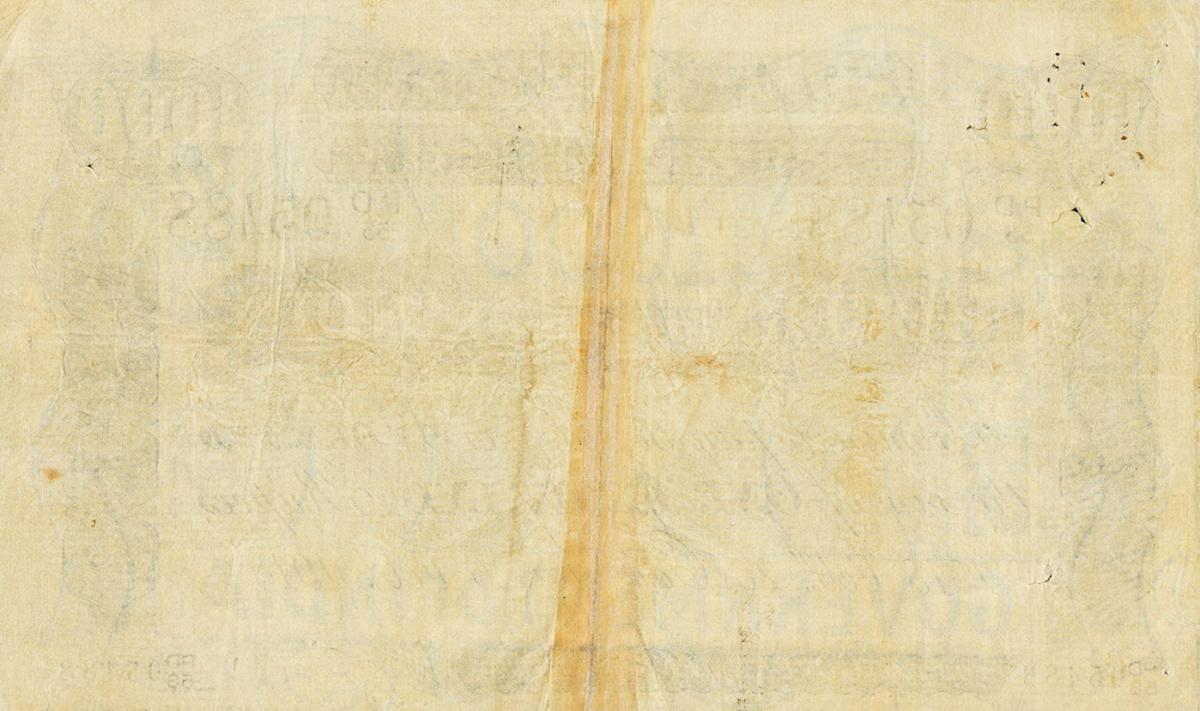 Back of India pA19Al: 1000 Rupees from 1909