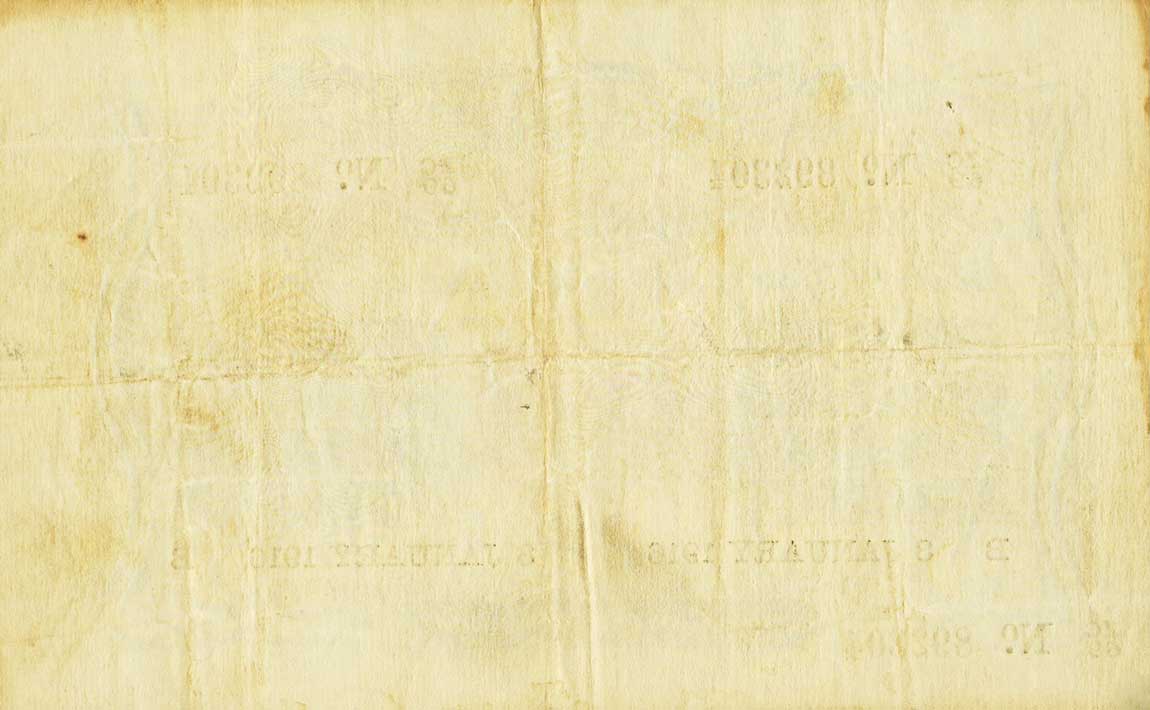 Back of India pA6a: 5 Rupees from 1915