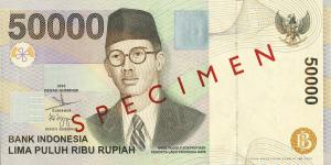 Gallery image for Indonesia p139s: 50000 Rupiah