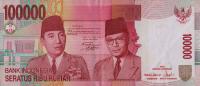 p146d from Indonesia: 100000 Rupiah from 2007