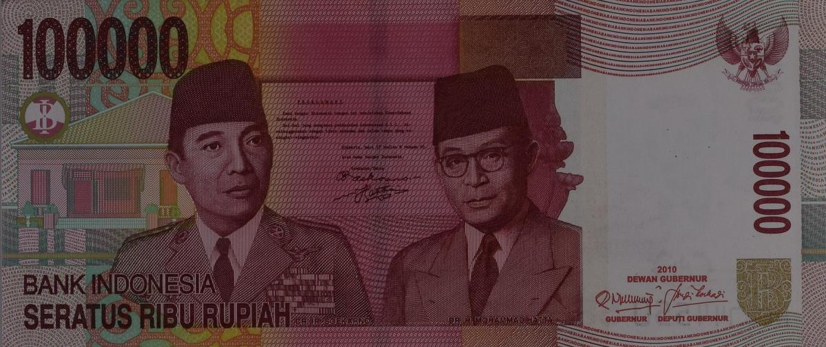 Front of Indonesia p146g: 100000 Rupiah from 2010