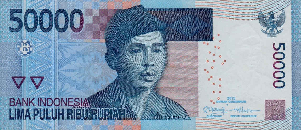 Front of Indonesia p152d: 50000 Rupiah from 2013