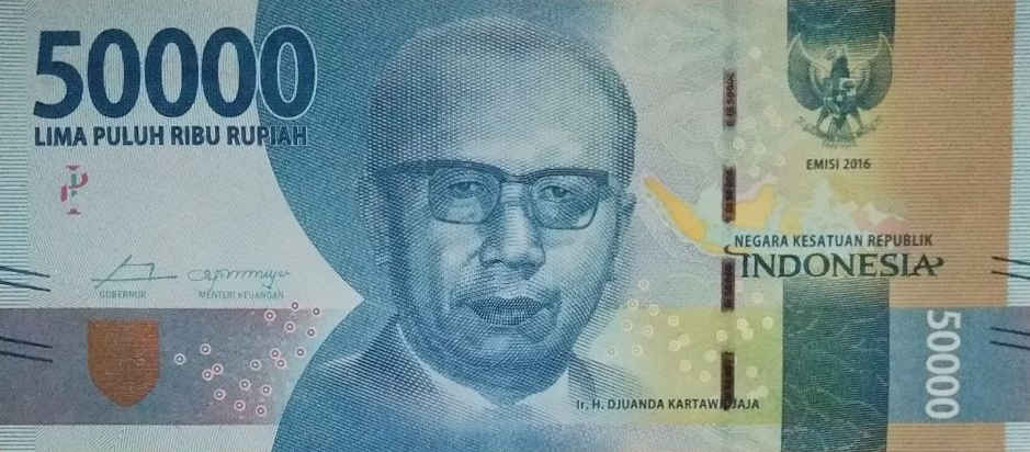 Front of Indonesia p159a: 50000 Rupiah from 2016