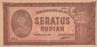 p29 from Indonesia: 100 Rupiah from 1947