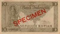 Gallery image for Indonesia p43s: 10 Rupiah