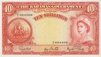 Gallery image for Bahamas p14d: 10 Shillings