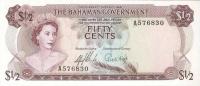 Gallery image for Bahamas p17a: 0.5 Dollar from 1965