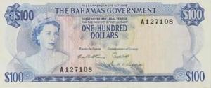 Gallery image for Bahamas p25b: 100 Dollars
