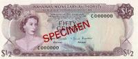 Gallery image for Bahamas p26s: 0.5 Dollar