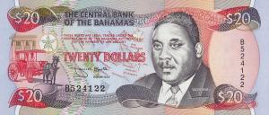 Gallery image for Bahamas p54a: 20 Dollars