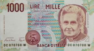 Gallery image for Italy p114a: 1000 Lire from 1990