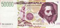 Gallery image for Italy p116a: 50000 Lire from 1992