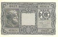Gallery image for Italy p32c: 10 Lire from 1944