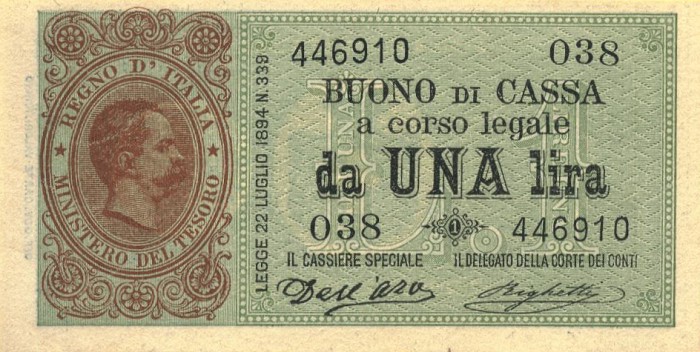 Front of Italy p35: 2 Lire from 1894