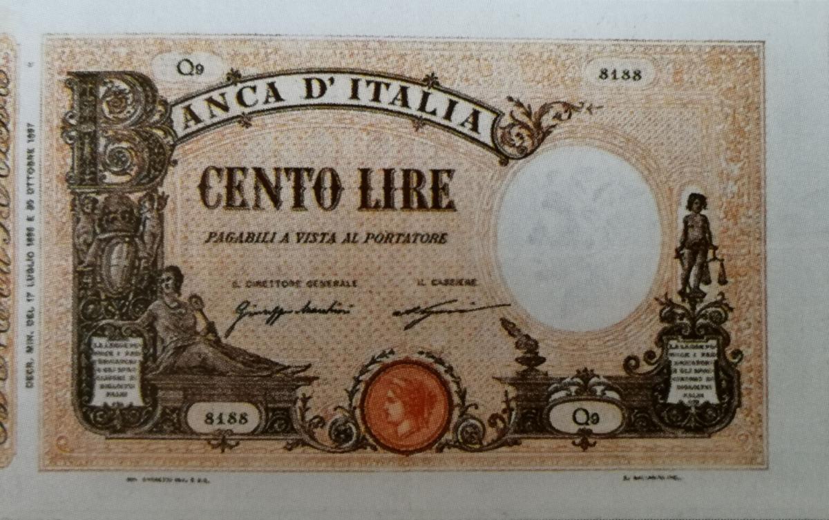 Front of Italy p39a: 100 Lire from 1897