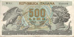 Gallery image for Italy p93a: 500 Lire