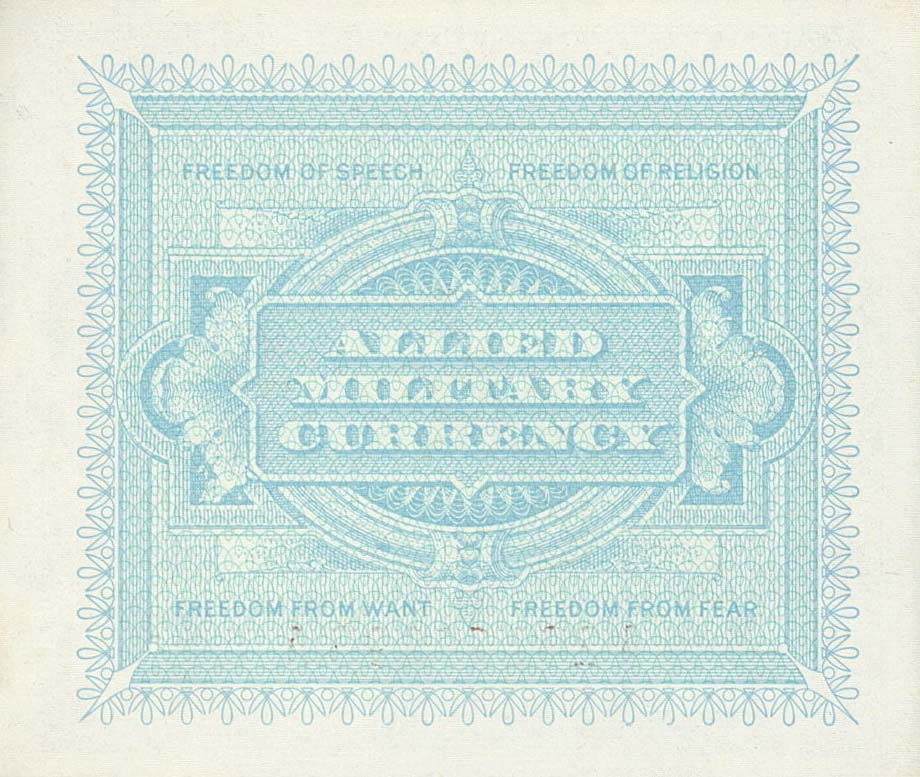 Back of Italy pM11b: 2 Lire from 1943