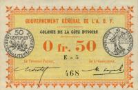 Gallery image for Ivory Coast p1a: 0.5 Franc