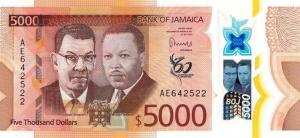 Gallery image for Jamaica p101: 5000 Dollars