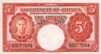 Gallery image for Jamaica p37b: 5 Shillings
