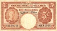 Gallery image for Jamaica p45: 5 Shillings