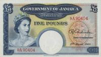 p48a from Jamaica: 5 Pounds from 1960