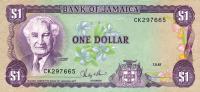 Gallery image for Jamaica p68Ab: 1 Dollar from 1986